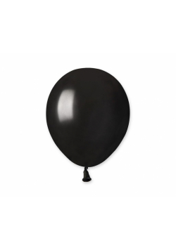 Balony metaliczne czarne 100szt