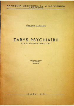 Zarys psychiatrii sądowej dla studentów medycyny