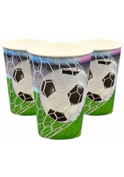 Kubki papierowe Gol! 8 szt