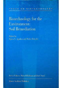 Biotechnology for the Environment Soil Remediation