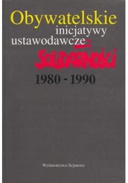 Obywatelskie inicjatywy ustawodawcze Solidarność