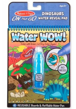 Kolorowanka wodna Water wow Dinozaury