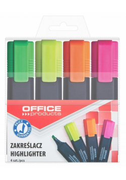 Zakreślacz fluorescencyjny 1-5mm 4szt