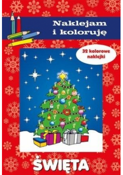 Święta. Naklejam i koloruję