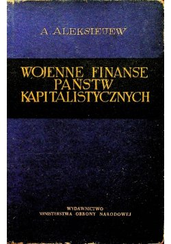 Wojenne finanse państw kapitalistycznych