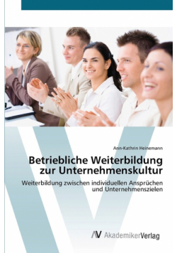 Betriebliche Weiterbildung zur Unternehmenskultur