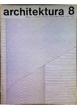 Architektura nr 8  / 1970