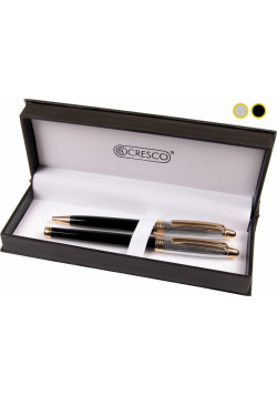 Pióro + długopis Majestic w etui 38 mix