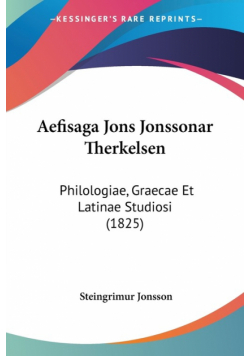 Aefisaga Jons Jonssonar Therkelsen