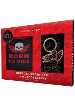 Zestaw brelok + skarpetki dla motocyklisty