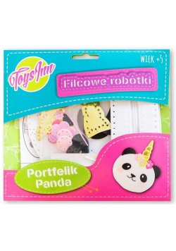 Filcowy portfelik Panda STnux