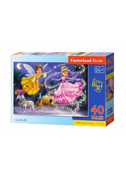 Puzzle 40 maxi - Cinderella CASTOR