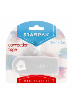 Korektor w taśmie 6mm/5m szary 12 sztuk