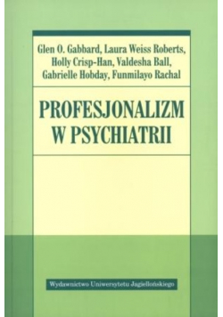 Profesjonalizm w psychiatrii