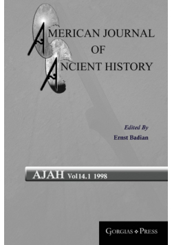 American Journal of Ancient History 14.1