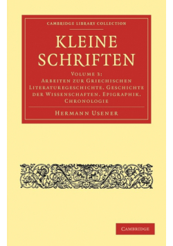 Kleine Schriften - Volume 3