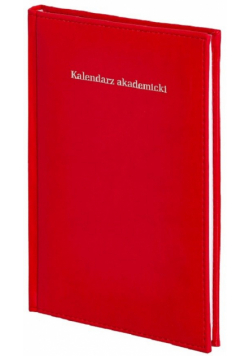 Kalendarz akademicki A5 tygodniowy Vivella Czerwony