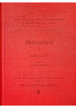 Procopius  I Bella I - IV