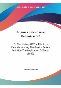 Origines Kalendariae Hellenicae V3
