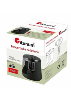 Temperówka elektryczna na baterie czarna