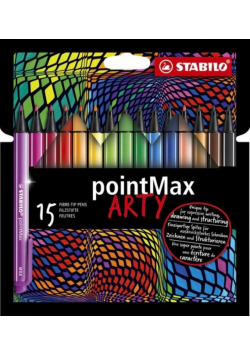 Cienkopis Pointmax Arty 15 kolorów STABILO