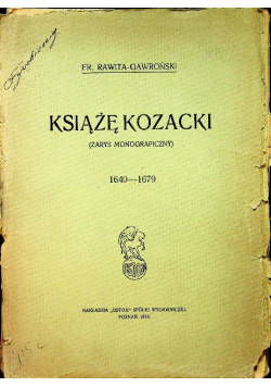 Książę Kozacki 1919 r.