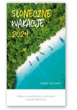 Kalendarz 2024 Reklamowy Słoneczne wakacje