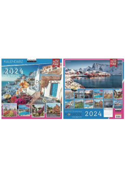 Kalendarz 2024 ścienny Classic Podróże