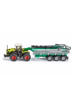 Siku Farmer - Traktor ClaasXerion z cysterną S1827