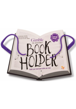 Gimble Book Holder fioletowy uchwyt do książki