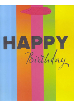 Torebka prezentowa M Happy Birthday 1323-1