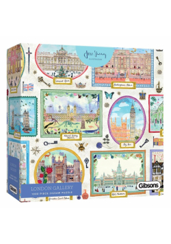 Puzzle 1000 Londyńska galeria sławnych miejsc