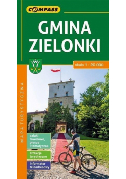 Mapa turystyczna - Gmina Zielonki 1:20 000