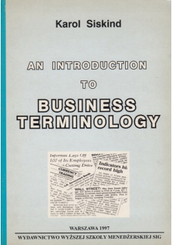 An introduction to business terminology