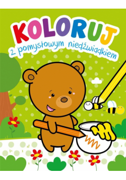 Koloruj z pomysłowym niedźwiadkiem