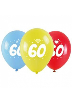Balony okazjonalne z nadrukiem 60 28cm 3szt