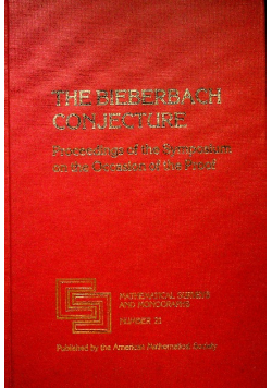 The bieberbach conjecture