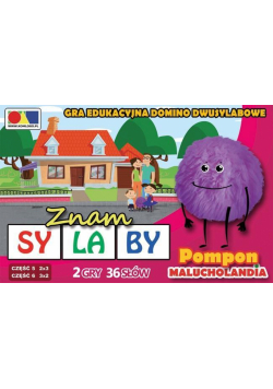 Gra domino. Znam sylaby. Cz. 5 i 6 - zestaw Pompon