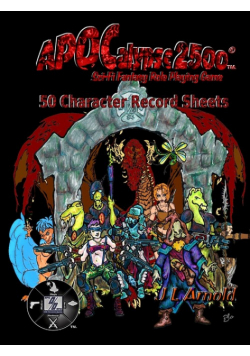 APOCalypse 2500 50 Character Record Sheets