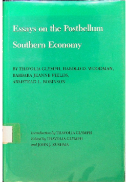 Essays on the Postbellum Southern Economy