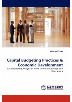 Capital Budgeting Practices & Economic Development