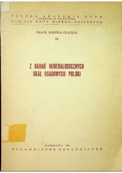 Z badań mineralogicznych skał osadowych Polski