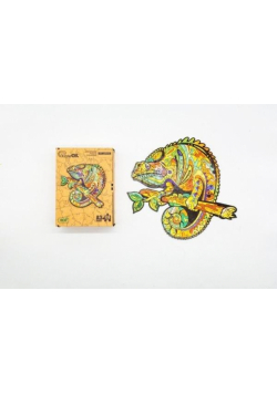 Puzzle drewniane eko 130 Kameleon A3