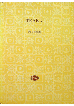 Trakl Wiersze
