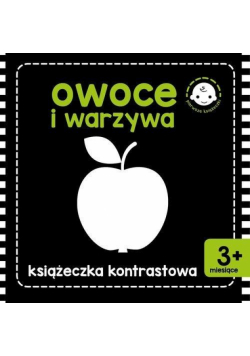 Książeczka kontrastowa. Owoce i warzywa