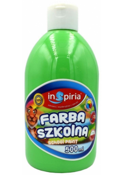 Farba szkolna zielona 500ml