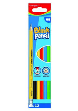 Ołówek HB z gumką (12szt)