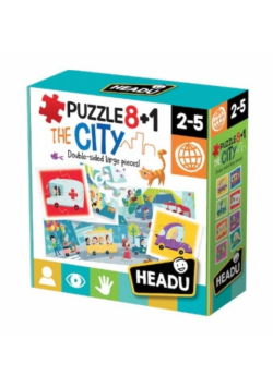 Puzzle 8+1 Miasto HEADU