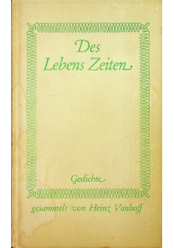Des Lebens Zeiten