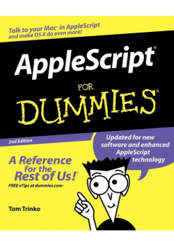 AppleScript For Dummies 2e